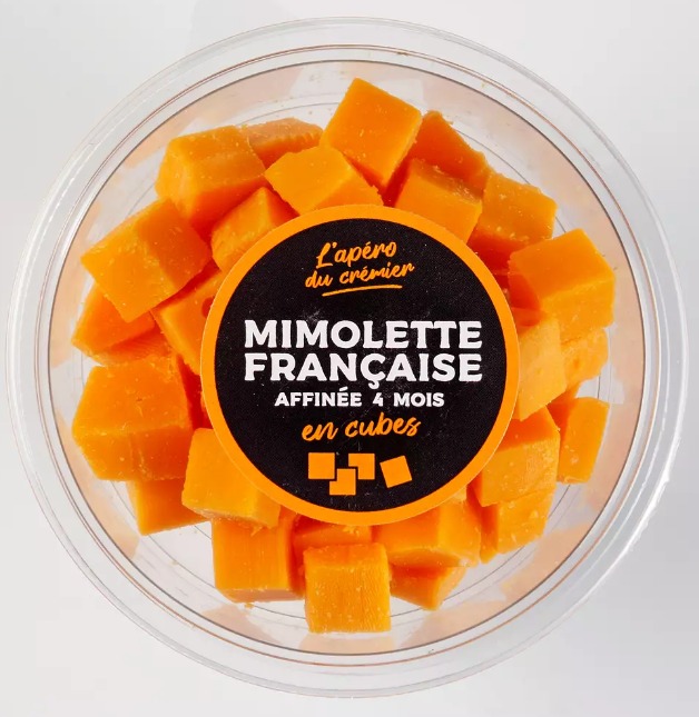 Dés de mimolette affinée 120g L'Apero du Cremier : photo du produit rappelé le 27/05/2024