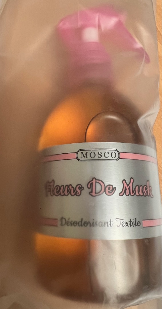 Desodorisant textile fleurs de musk Mosco : photo du produit rappelé le 06/09/2023