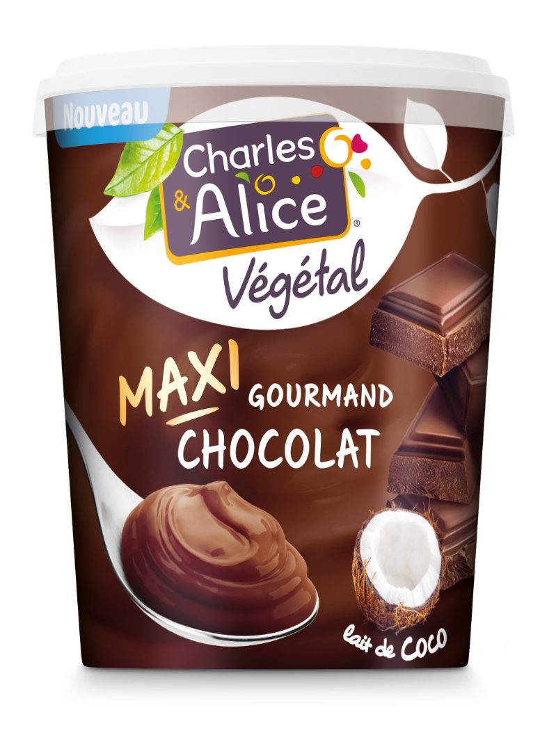 Dessert au lait de coco et chocolat Charles et Alice : photo du produit rappelé le 28/02/2024