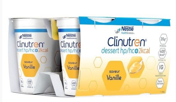 Dessert hphc+ 2kcal vanille 200g Clinutren : photo 2 sur 3 du produit rappelé le 31/12/2022