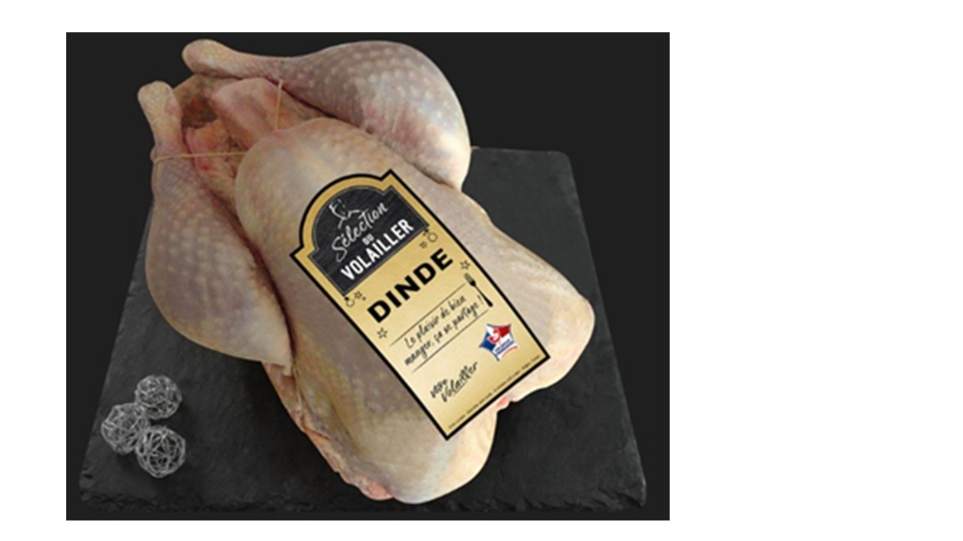 Dinde prete a cuire nue Selection du Volailler : photo du produit rappelé le 12/01/2024