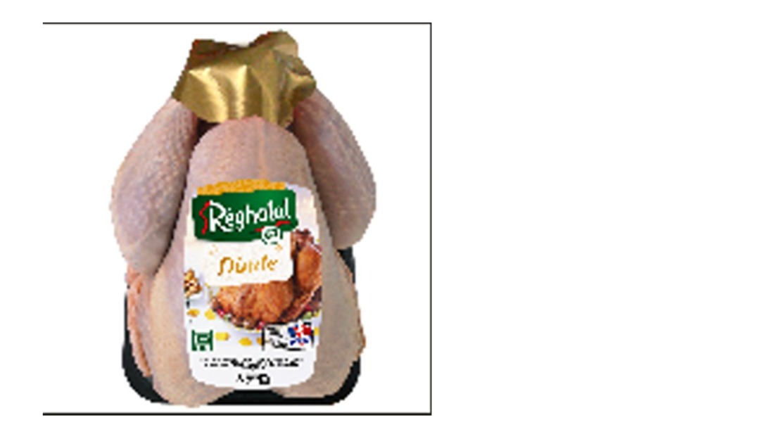 Dinde prete a cuire Reghalal : photo du produit rappelé le 12/01/2024
