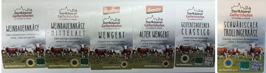 Divers fromages bio dorfkäserei geifertshofen : photo du produit rappelé le 12/10/2026