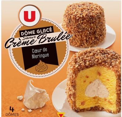 Dômes glacés meringue U : photo 1 sur 2 du produit rappelé le 22/07/2021
