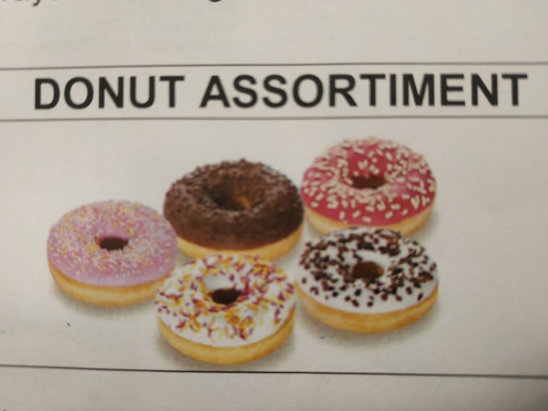 Donut assortiment : photo du produit rappelé le 05/08/2021