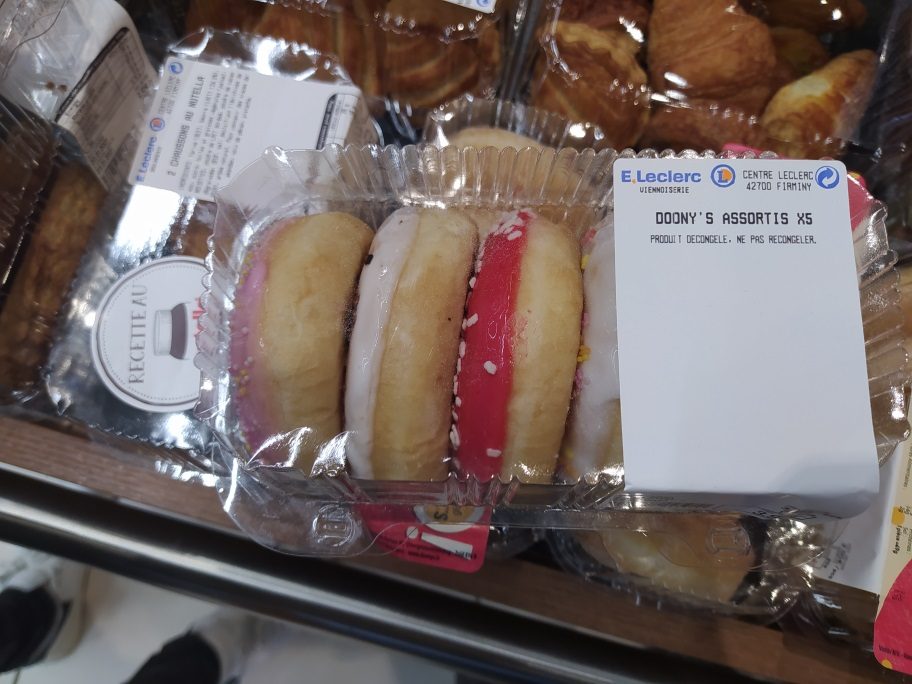 Donut doony's assortiment x5 : photo du produit rappelé le 05/08/2021