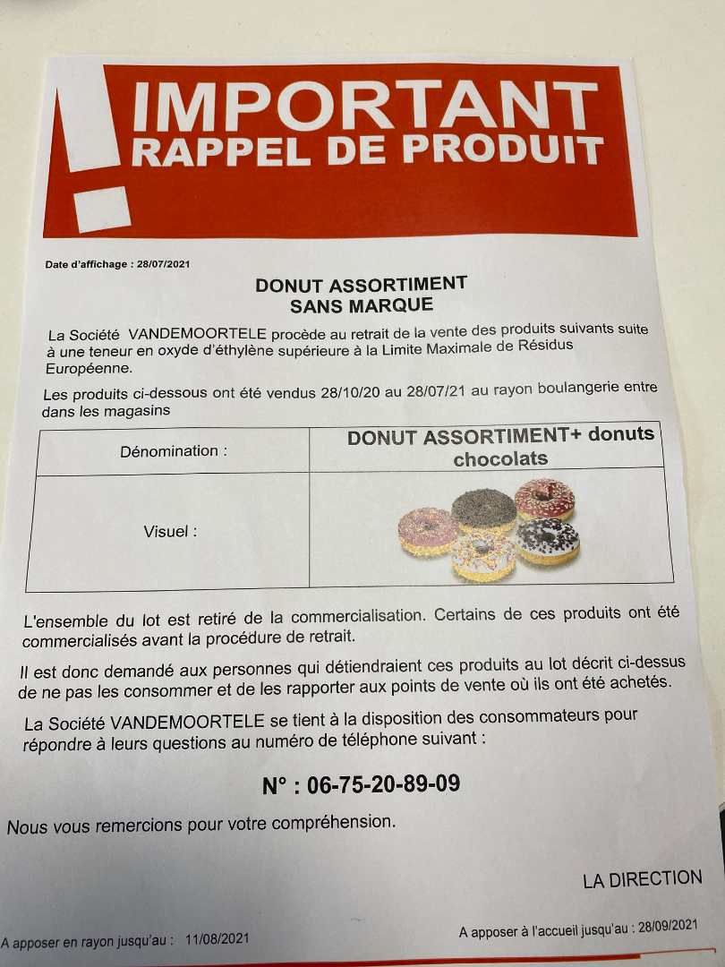 Doony s assorties et doony's chocolats Vandermoortele : photo du produit rappelé le 05/08/2021