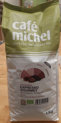 Dosette souple ethiopie x18, 1kg grains expresso gourmet, 500g Cafe Michel : photo 2 sur 3 du produit rappelé le 03/04/2024