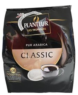 Dosettes pur arabica classic Planteurs des Tropiques : photo du produit rappelé le 03/07/2026