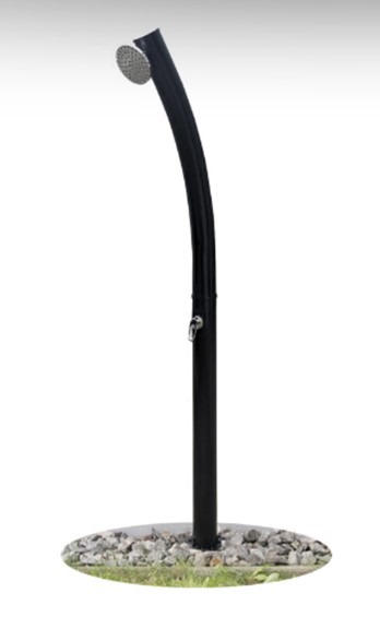 Douche solaire summer fun, 20l, courbée, noire, h215cm Planetpool : photo du produit rappelé le 20/11/2024