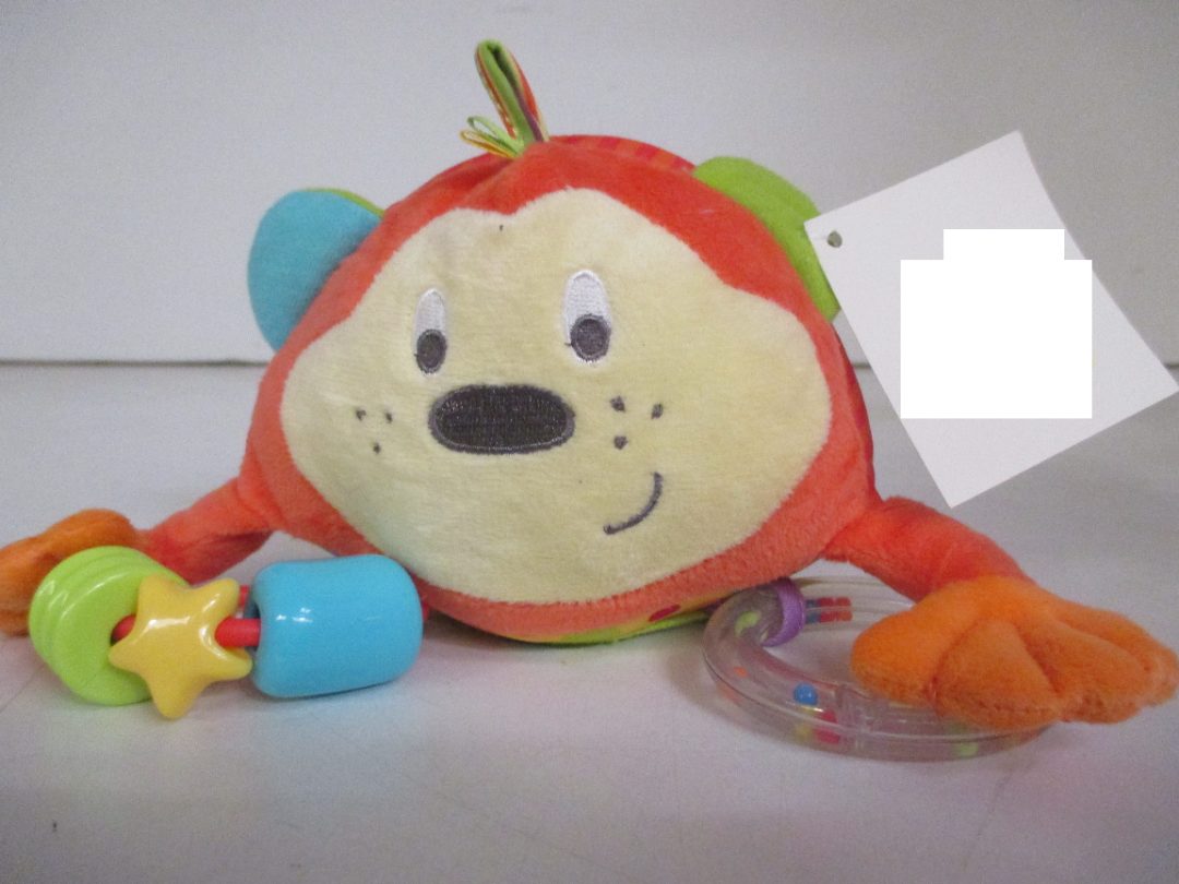 Doudou hochet ours : photo du produit rappelé le 20/07/2022