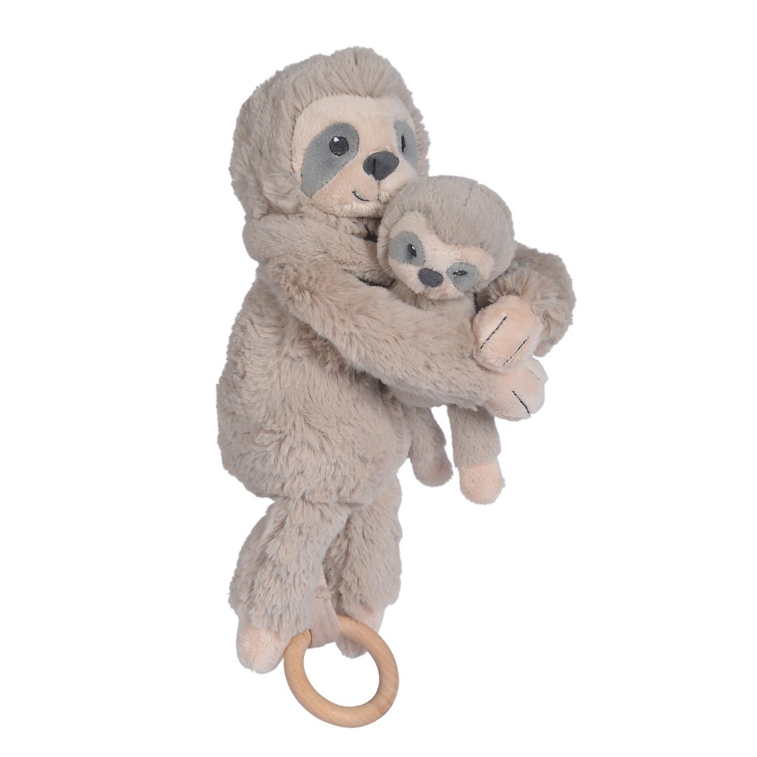 Doudou paresseux musical Tex Baby : photo du produit rappelé le 02/05/2025