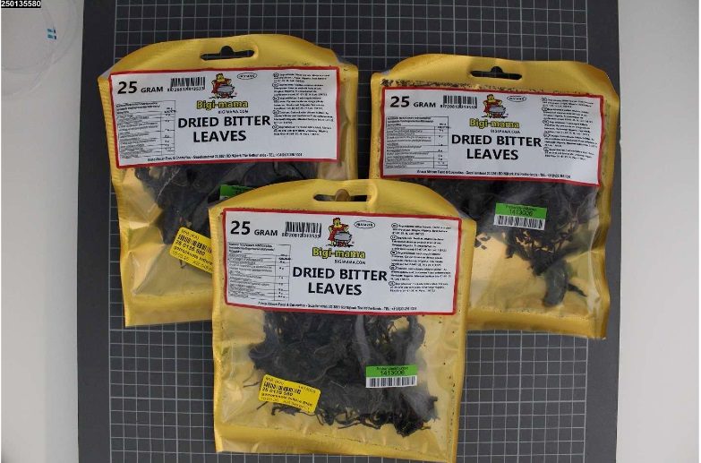 Dried bitter leaves (feuilles amères séchées) Bigi-Mama : photo du produit rappelé le 20/03/2025