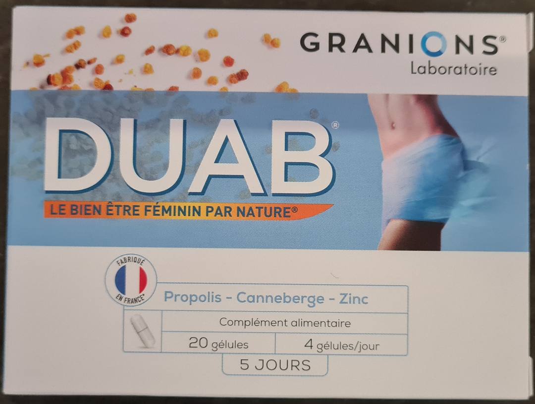 Duab 20 gelules : photo du produit rappelé le 19/10/2021