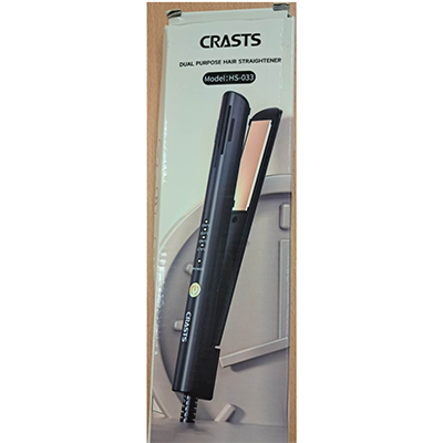 Dual purpose hair straightener lisseur de cheveux *crast* : photo du produit rappelé le 23/04/2026