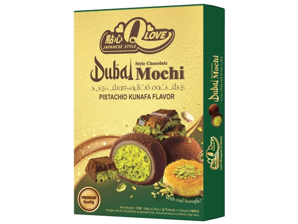 Dubaï mochi arôme pistache, kunafa flavor Qlove Japanese Style : photo du produit rappelé le 05/03/2026