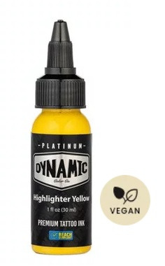 Dynamic highlighter yellow premium tattoo ink 1oz/29ml : photo du produit rappelé le 07/10/2026