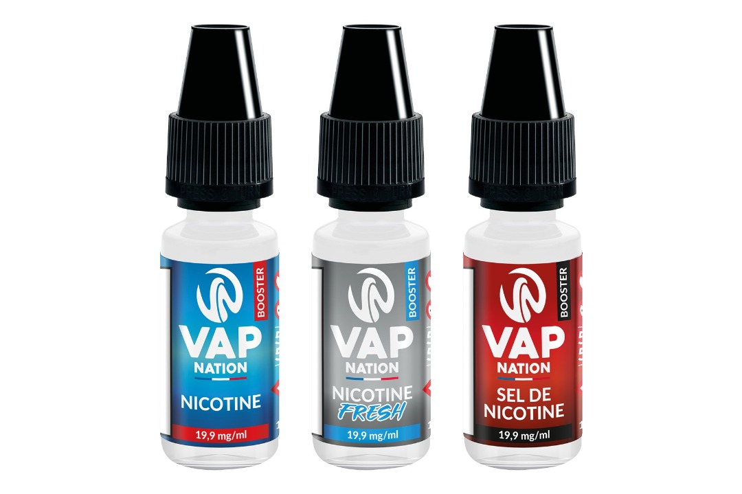 E-liquide booster 19.9mg/ml Vap Nation : photo du produit rappelé le 03/04/2025