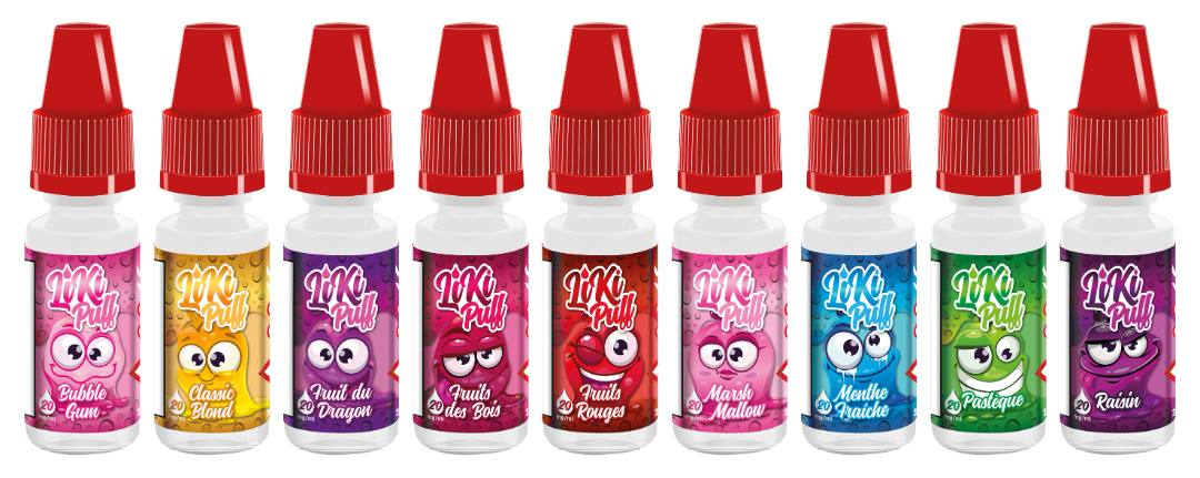 E-liquide likipuff 20mg/ml Vap Nation : photo du produit rappelé le 03/04/2025