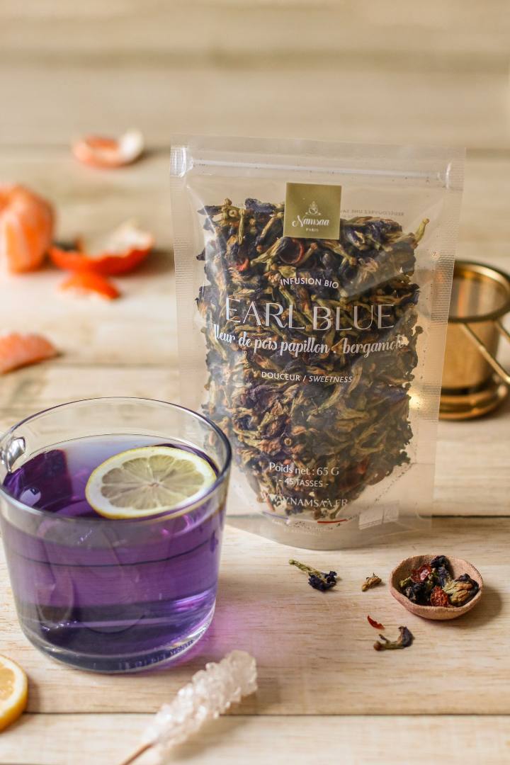 Earl blue - infusion douceur - bergamote/vanille (vrac) Namsaa : photo du produit rappelé le 21/08/2024
