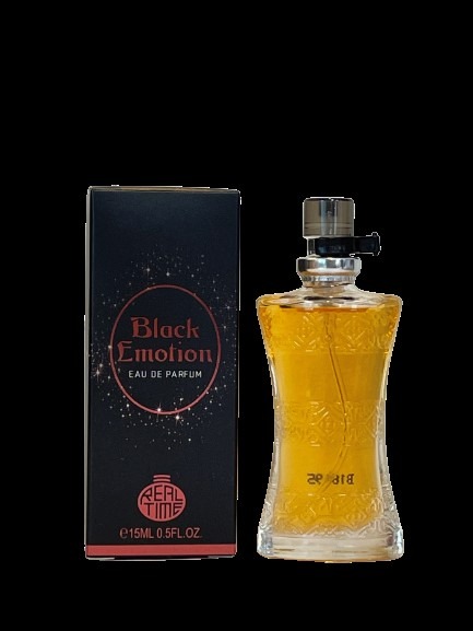 Eau de parfum Black Emotion - Real Time : photo du produit rappelé le 06/01/2023