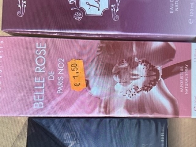 Eau de toilette belle rose de Paris n2 : photo du produit rappelé le 15/06/2023