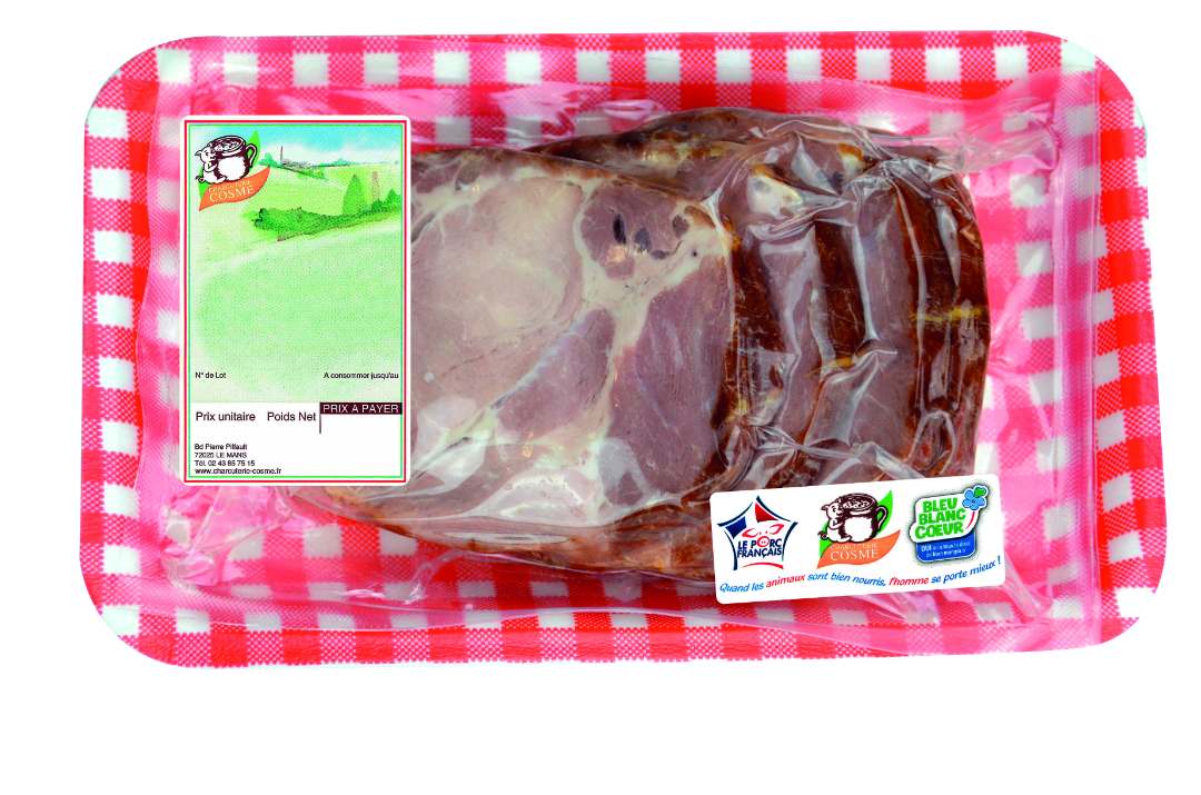 Echine cuite fumée x4 Charcuterie Cosme : photo du produit rappelé le 23/02/2026