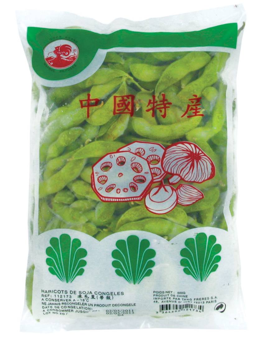 Edamame congelées 500g Coq : photo du produit rappelé le 22/11/2021