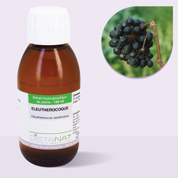 Eleuthérocoque bio - 125ml teinture mère Dietanat : photo du produit rappelé le 24/09/2021
