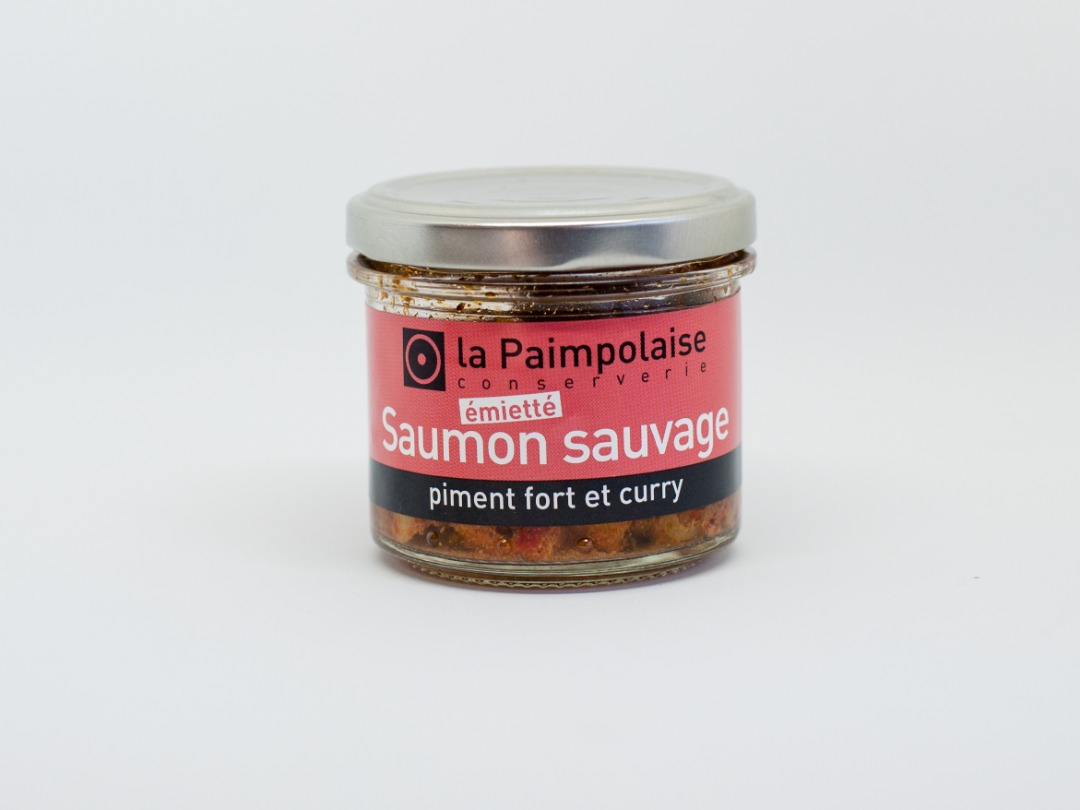 Emietté de saumon sauvage piment fort et curry La Paimpolaise Conserverie : photo du produit rappelé le 22/09/2022