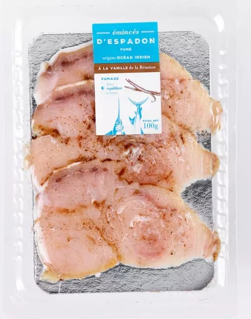Emincé espadon cannelle vanille Le Fumoir du Poissonier : photo du produit rappelé le 24/01/2025