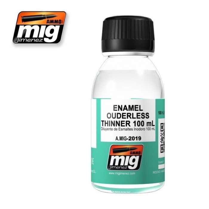 Enamel odourless thinner Ammo of Mig Jimenez : photo du produit rappelé le 01/04/2025