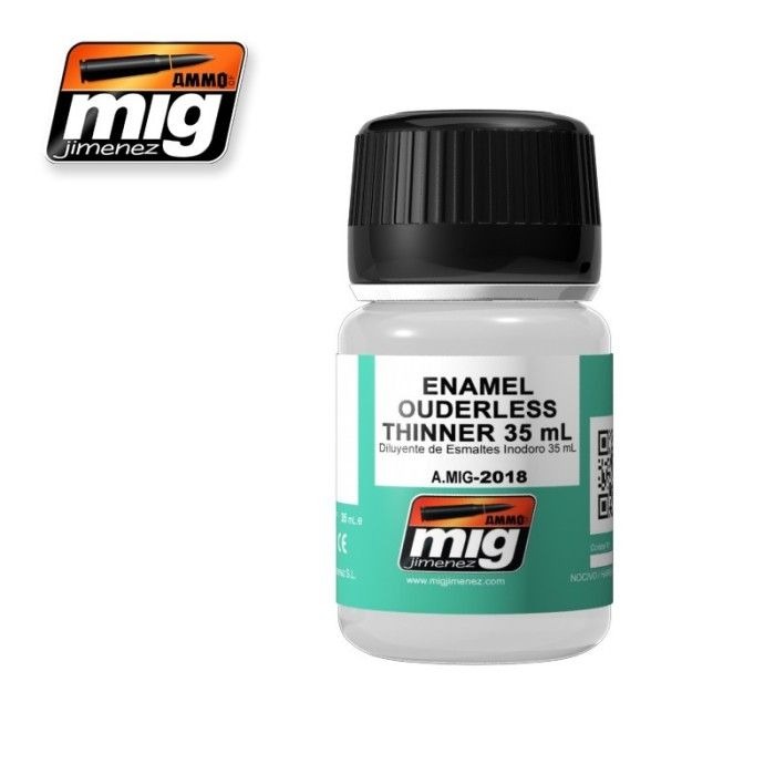 Enamel odourless thinner Ammo of Mig Jimenez : photo 2 sur 2 du produit rappelé le 01/04/2025