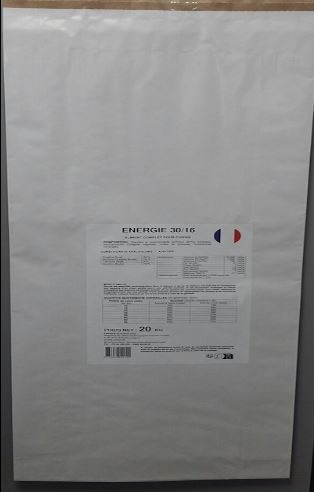 Energie 30/16 20kg : photo du produit rappelé le 07/01/2025