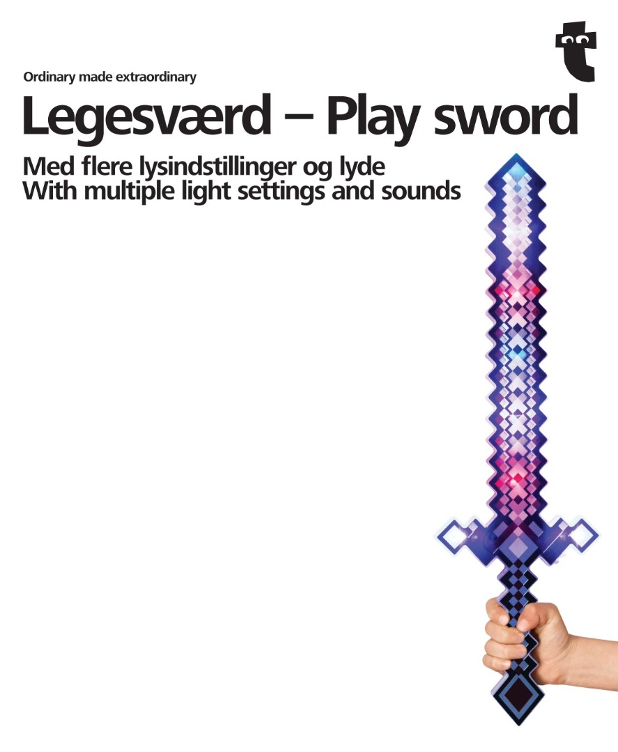 Epee avec son et lumiere (play sword) Flying Tiger Copenhagen : photo du produit rappelé le 19/02/2024