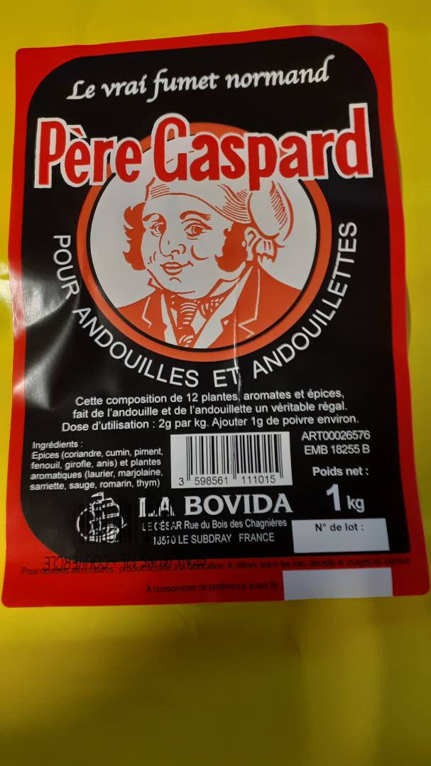 Epices père gaspard La Bovida : photo du produit rappelé le 16/12/2022