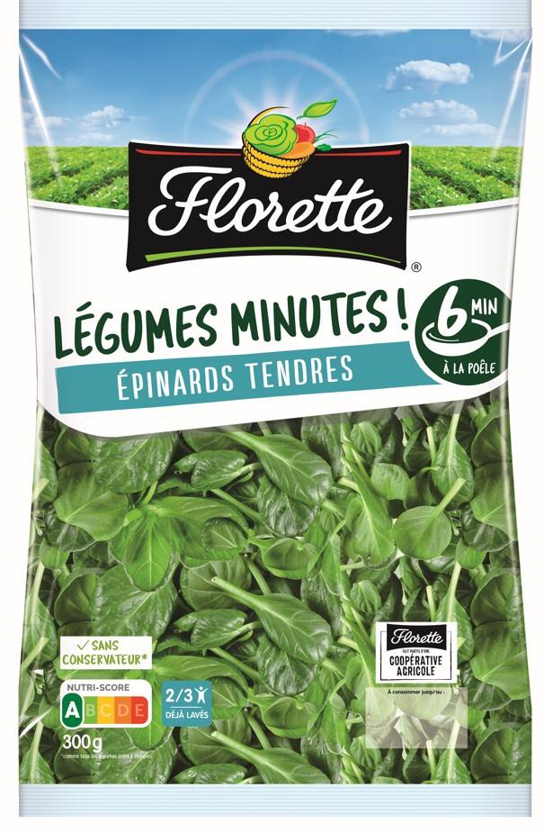 Epinard vapeur 300 g Florette : photo du produit rappelé le 01/08/2024