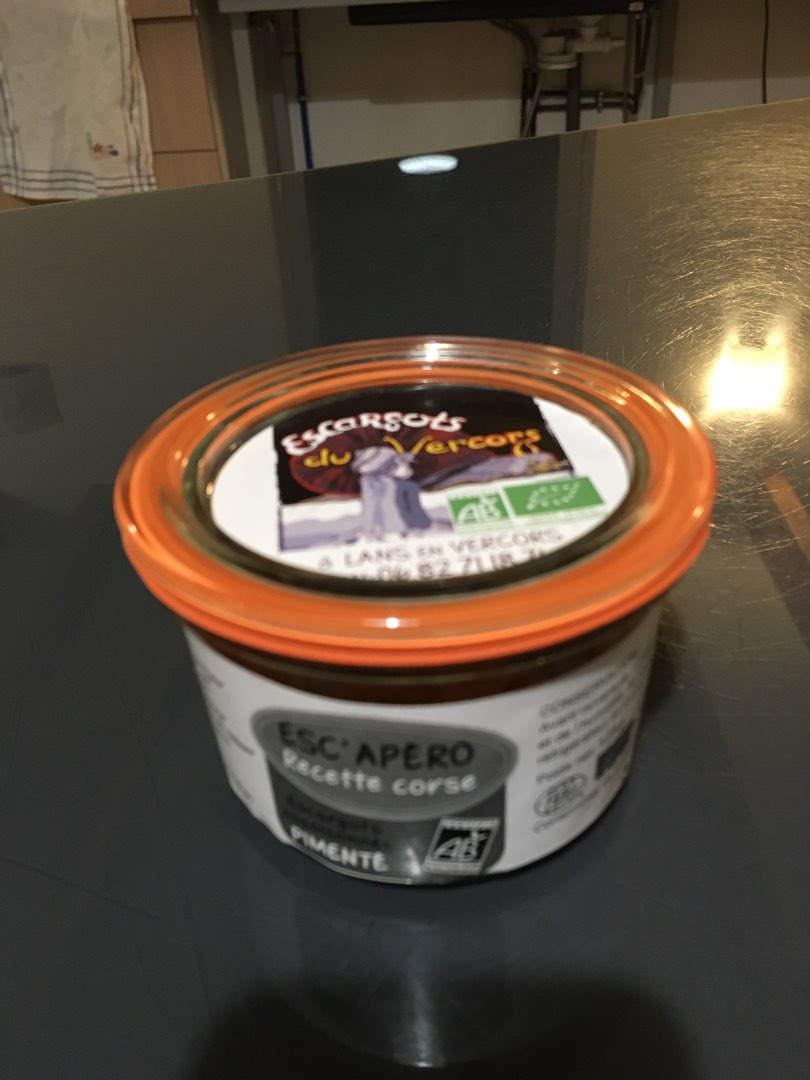 Esc'apéro sauce Corse, picant : photo du produit rappelé le 22/12/2022