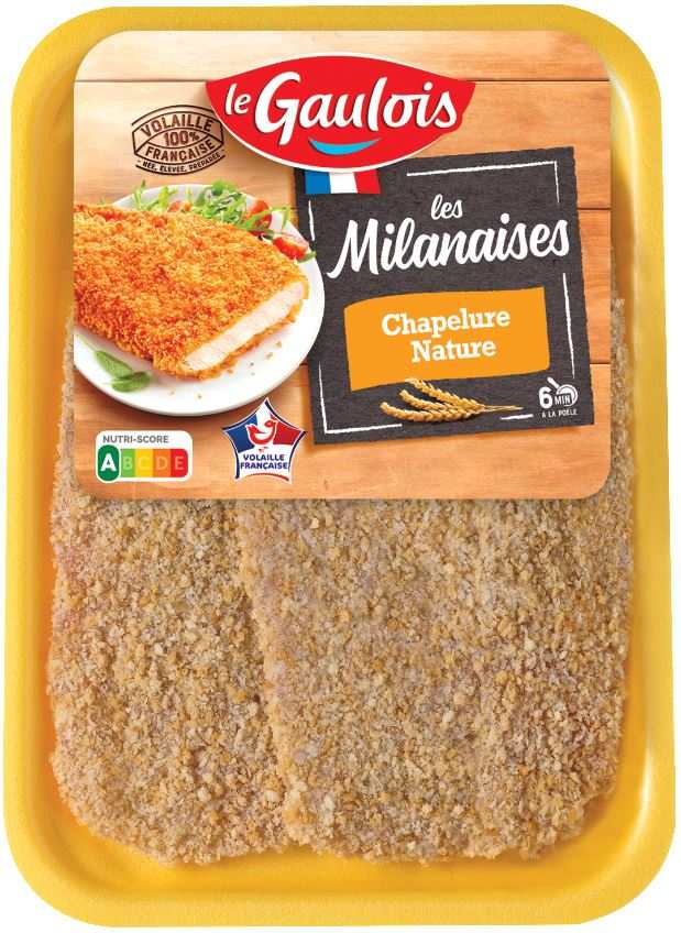 Escalope de dinde milanaise Le Gaulois : photo du produit rappelé le 08/07/2022