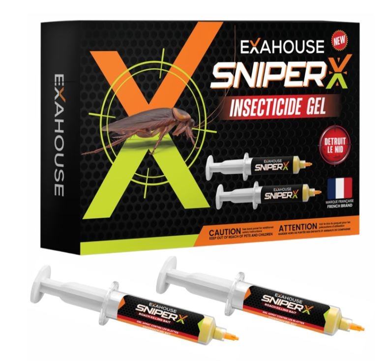 Exahouse stop cafard gel sniper x : photo du produit rappelé le 04/12/2025