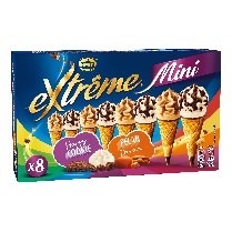 Extreme mini vanille et caramel (8x60ml), et 8 extreme mini cookies : photo du produit rappelé le 16/08/2021