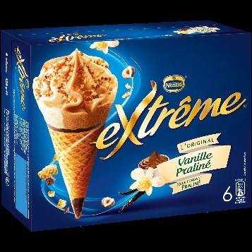 Extrême vanille praliné x6 : photo du produit rappelé le 09/08/2021