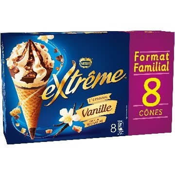 Extrême vanille x8 : photo du produit rappelé le 09/08/2021