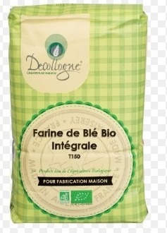 Farine ble bio t150 1 kg Moulin Decollogne : photo du produit rappelé le 23/07/2025
