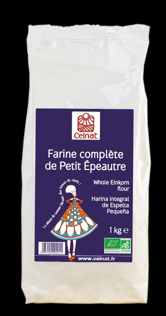 Farine complète de petit epeautre Celnat : photo du produit rappelé le 20/05/2021
