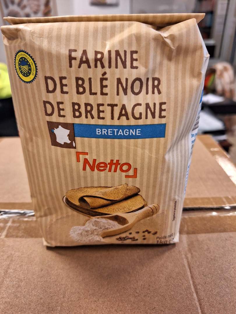 Farine de ble noir de Bretagne Netto : photo du produit rappelé le 11/04/2024