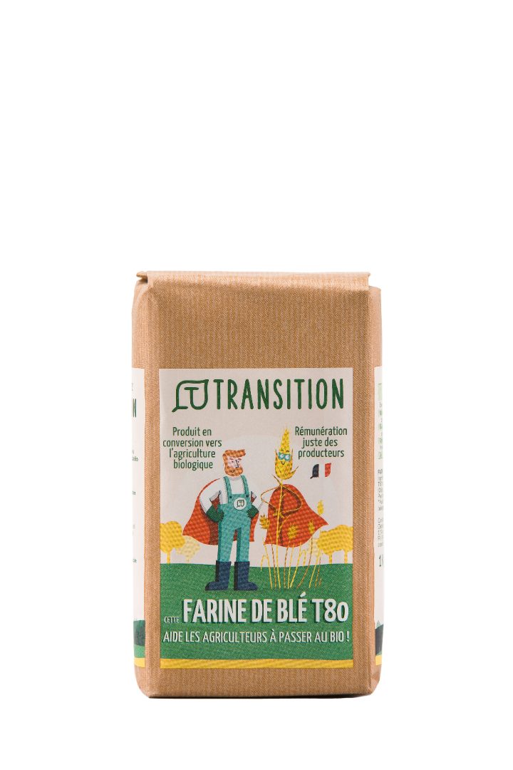 Farine de blé t80 Transition : photo du produit rappelé le 18/11/2022