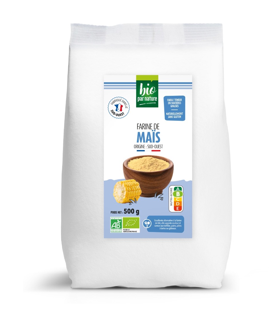 Farine de mais bio BIO par Nature : photo du produit rappelé le 18/10/2024