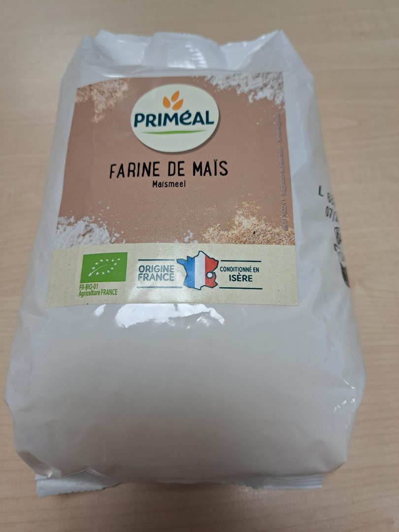 Farine de maïs Priméal : photo du produit rappelé le 17/10/2024