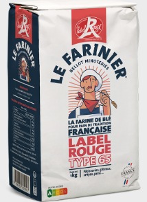 Farine le farinier label rouge t65 1kg : photo du produit rappelé le 25/08/2026